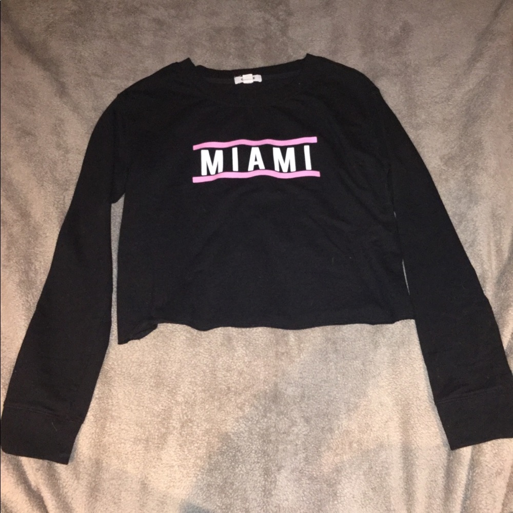 Cropped Miami sweatshirt